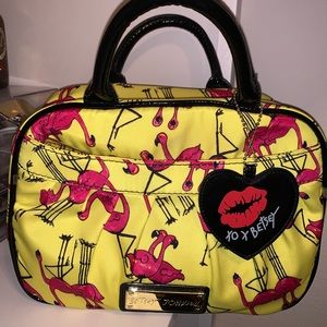 Betsey Johnson Flamingo Travel Case